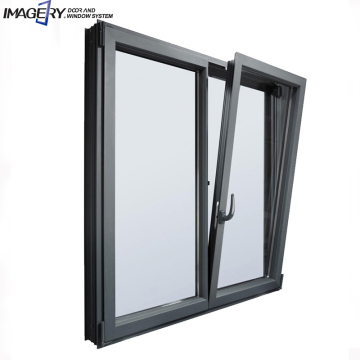 Modern Design Burglar-Proof Aluminum Tilt Turn Windows for Home Use