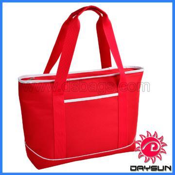 Promotional beach cooler tote bag
