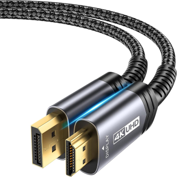 DP an HDMI 4K -Kabeladapter für Dell Projector und Desktop