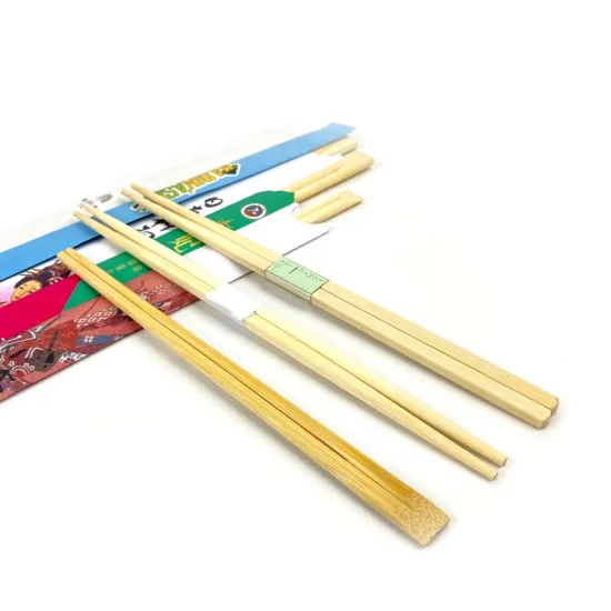 Custom Printed Disposable Bamboo Chopsticks for Restaurants