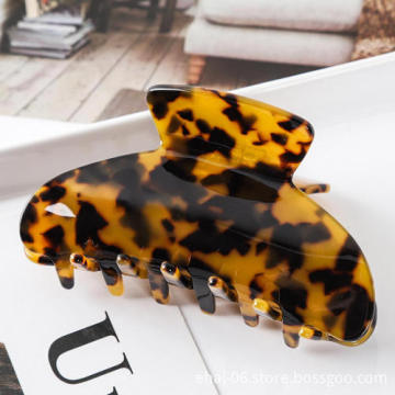Customized Elegant Acrylic Leopard Claw Hair Clip for Women