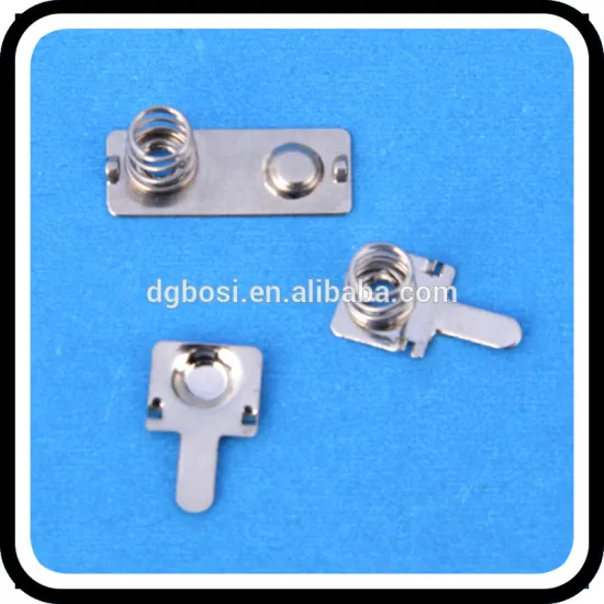 High qulity precision leaf spring battery holder contacts aaa factory with ISO:9001;2008