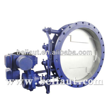 Large Diameter, Round, Electric Damper for Air Medium Without Impurities