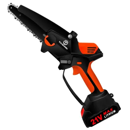 Cordless Electric Garden Chain Saws and Wood Cutters