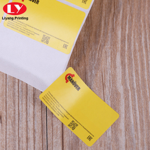 Label Pelekat Vinil Custom Percetakan PVC Sticker Roll