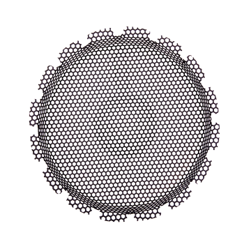 Loudspeaker wire mesh/dust mesh 38 od