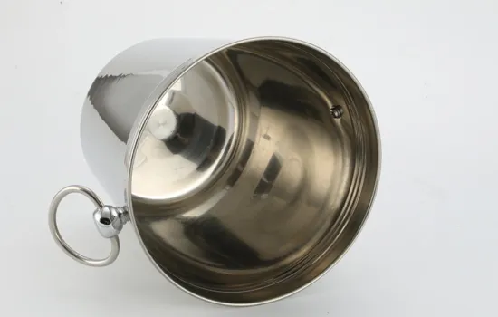Large Ice Bucket With Side Ring Handle