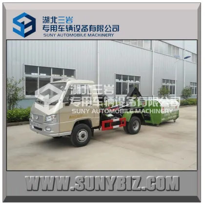 FOTON 4x2 arm roll garbage truck,roll off garbage truck,hydraulic arm garbage truck