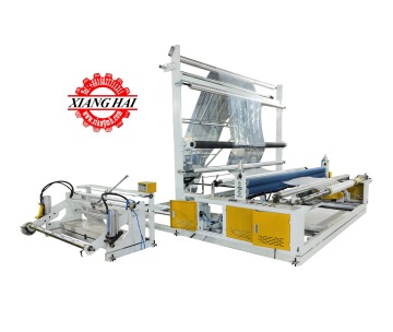Automatic plastic film Folding Rewinding Machine