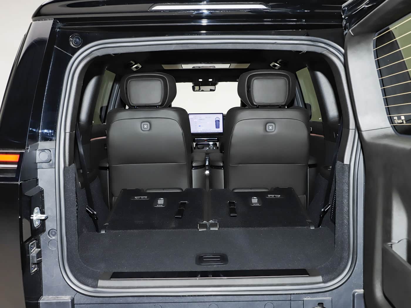 Extremely comfortable second-row airline seats