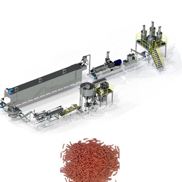 Twin Screw Extruder Pet Food Pellet Production Line for Dogs, Cats, and Fish