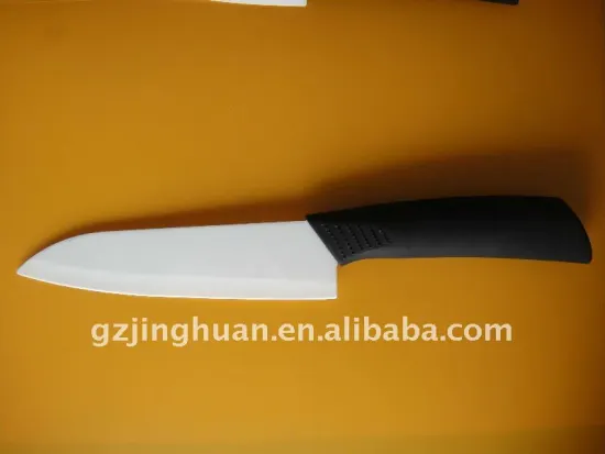 6.5 inch white Ceramic Santoko Knife