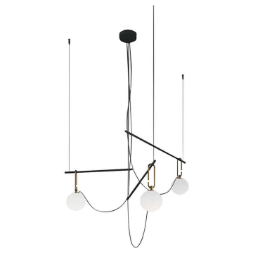 İskandinav minimalist stil oturma odası yatak odası yaratıcı tasarım dekoratif led kolye ışık