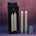 set 2 15 Inch Moving Flame Taper Candle untuk Dekorasi