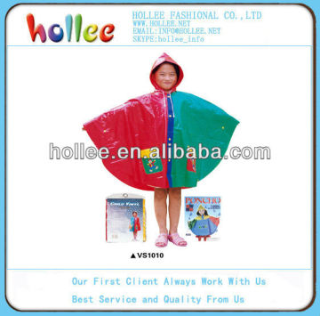 waterproof kids rain poncho