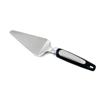 Stainless Steel Angled Cake Spatula and Pie Server with Serrated Blade