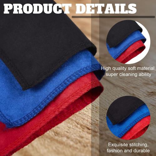 Clean Towel Bowling Ball Artificial Shammy Double Deck Bowling Towel Factory