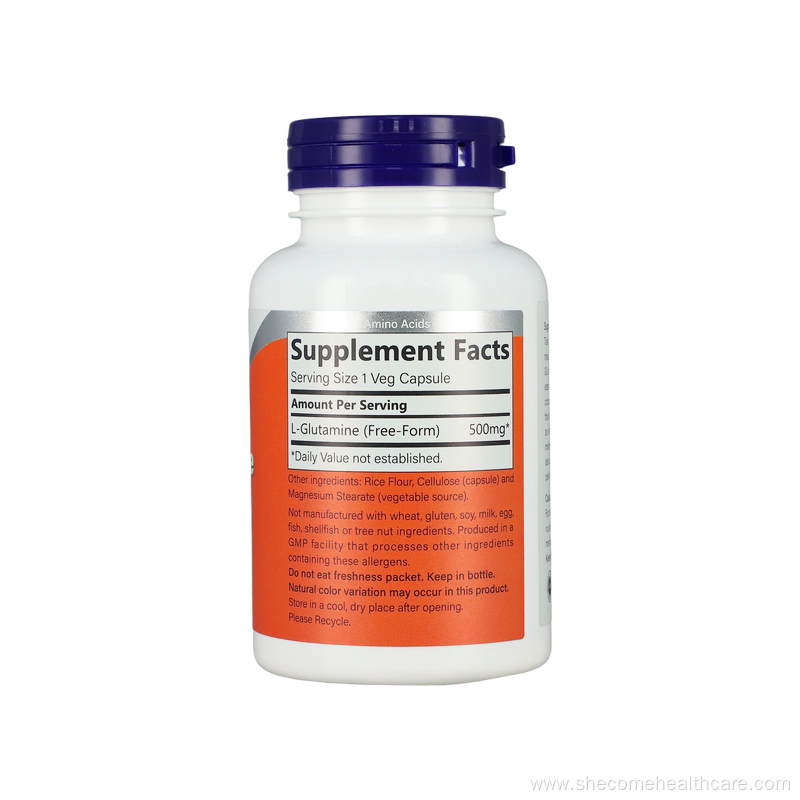 L-Glutamine 150 Capsules Non-GMO Lglutamine supplement