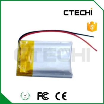 3.7v Li-ion Polymer battery 752535 camcorder battery