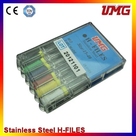 Stainless Steel Dental Root Canal Files (H hand SS)