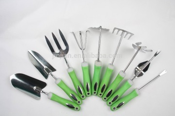 garden tools electroplate head adult garden tool with TPR handle