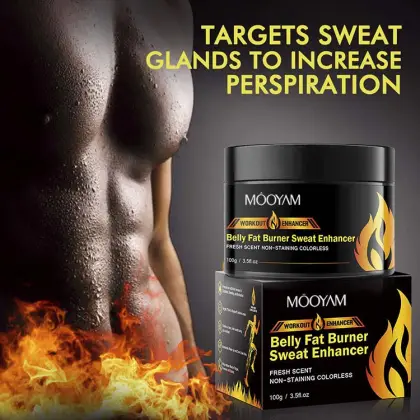 Sweat Cream Fat Burn Gel for Belly Shaping Slimming Workout Enhancer