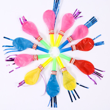 Factory Direct Kids Toys: Colorful Latex Whistle Balloons for Parties