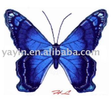 Butterfly temporary tattoo sticker