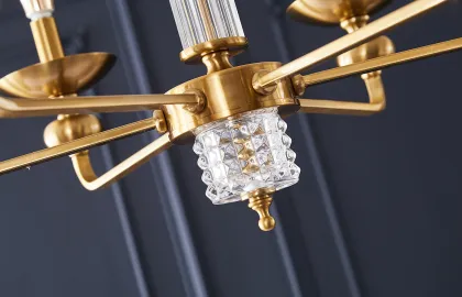 Elegant Indoor Lighting Iron Chandelier American Style