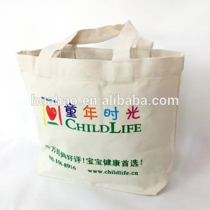 customized advertising cotton tote bags