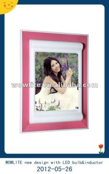 Red frame with LED bulb&inductor wall lamp FB8101