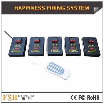 CE/FCC Passed 10 cues Wireless Remote Control, 5 receivers Fireworks Firing System , China manufacturer(DB02r-10)