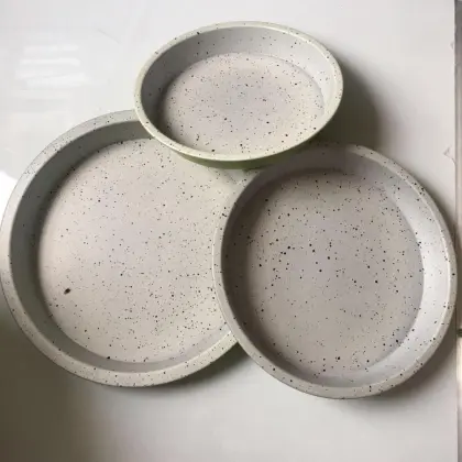 3pcs Round Cake Baking Pan Set Cake Tin