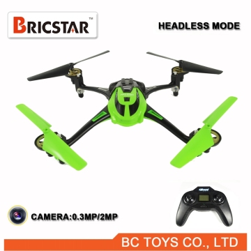 Hot sale 2.4G 4CH 6-axis gyro rc quadcopter and drones with camera and three speeds.
