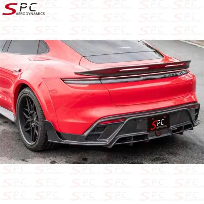 SPC Carbon Fiber Front Bumper Kit for Porsche Taycan 4S Aerokit