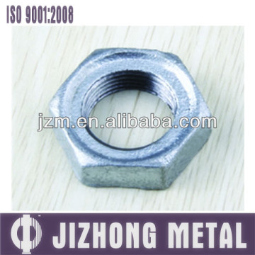 Malleable iron threaded tube fittings BS/DIN/NPT backnut 310