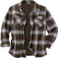 Men's Lined Flannel Shirt Jacket