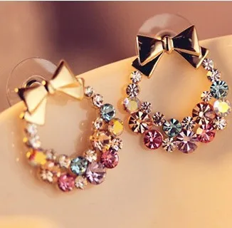 E-087 Wholesale 2020 Dainty Diamond Stud Earrings