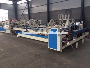Environment friendly best quality folding gluing machine/carton box gluer machinery