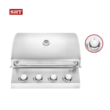 Outdoor Kitchen Indoor Smokeless Tools Built in Gas BBQ Grill with Grill