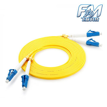 Dual Core LC UPC Fiber Patch Cord