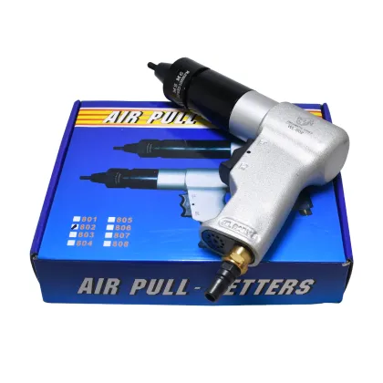 Pneumatic Riveting Gun - Automatic Air Riveter Nut Gun Tool 1/4 M5/M6