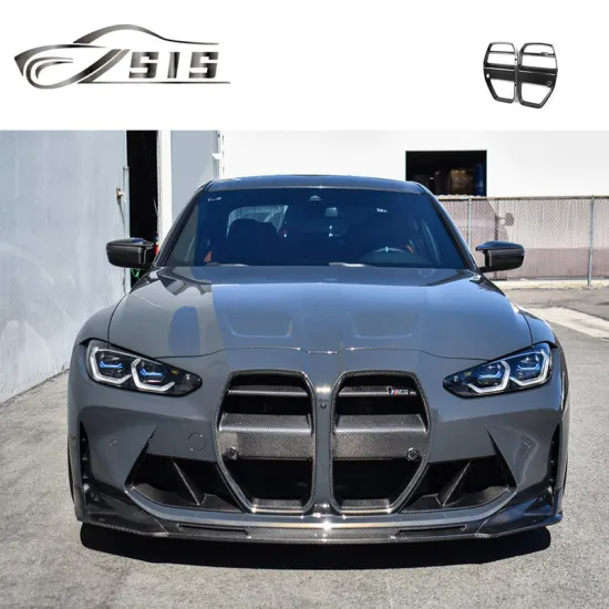 Carbon Fiber Grilles Upgrade Kit for M3/G80/G82/G83 Front Bumper Cover