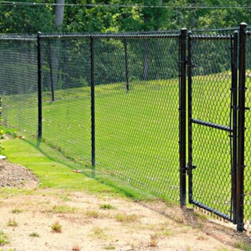 Green PVC Coated Diamond Fence For Stadium