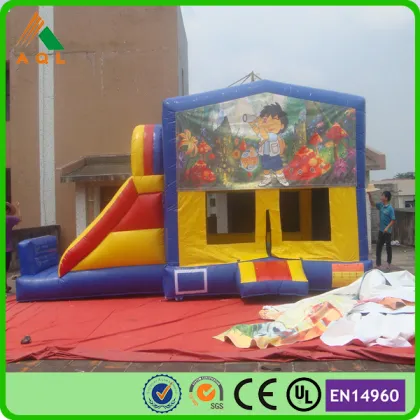 bounce house commercial/ bounce house bouncers/ banner bounce houses with slide