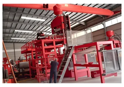 Hollow gypsum powder blocks making machinery