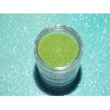 Iridescent Acrylic Glitter Powder With 36u Thickness , Non Toxic