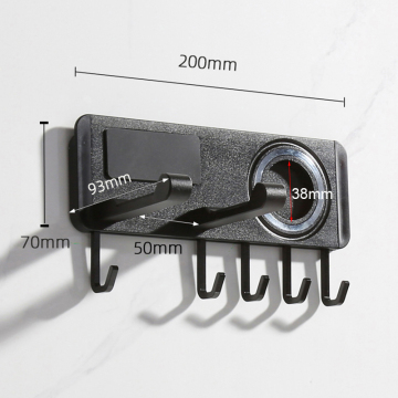 Wholesale Aluminum Bathroom Shelf - Gun Grey/Dark Black for Dyson Hair Dryer