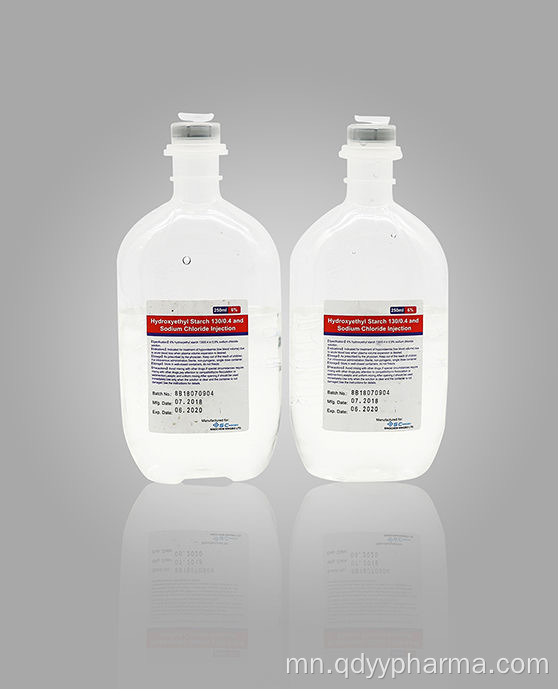 Hydroxyethy Start 200/5 / 0.5, натрийн хлоридын тарилга