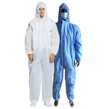Disposable Microporous Protection  Coverall Full Body Protective overall  for free sample